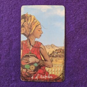 Arcano 4 de Ouros do Tarot The Light Seer's